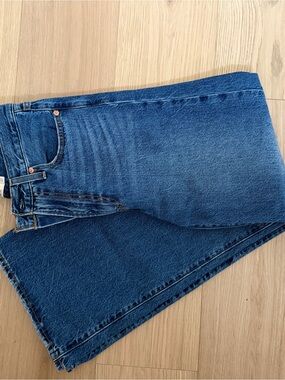 Levi's Women's Dark Blue Wide Leg Jeans